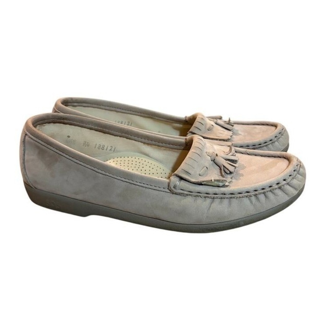 Sas‎ Comfort Shoes Womens Classic Tan Fringe Tassel Slide On Size 6.5 Career